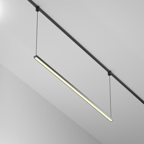 Трековый подвесной светильник Maytoni Technical Elasity 3000K Basis TR170-1-52W3K-B
