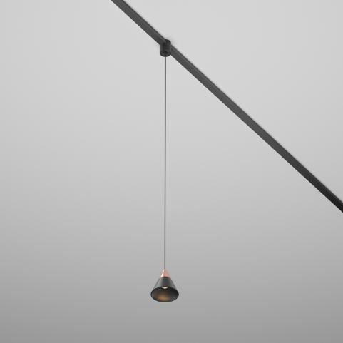 Трековый подвесной светильник Maytoni Technical Elasity 3000K Cono TR166-1-7W3K-M-B
