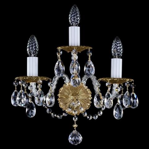 Бра Art Glass CHLOE III. BRASS ANTIQUE CE