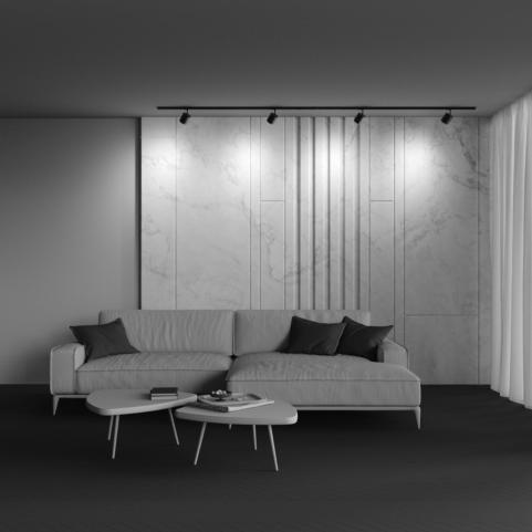 Трековый светильник Maytoni Polar  TR088-1-GX53-B