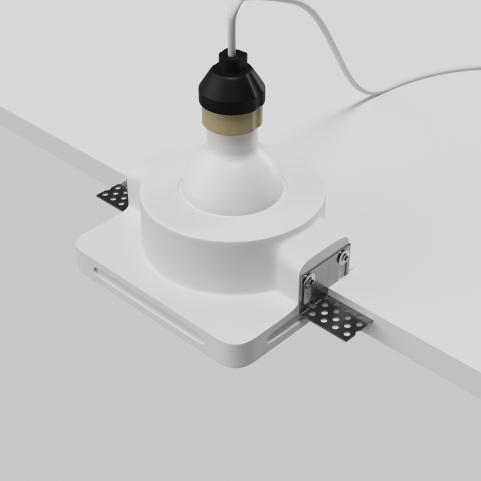 Точечный светильник Maytoni Technical Downlight Gyps Modern DL002-GU10-01-W
