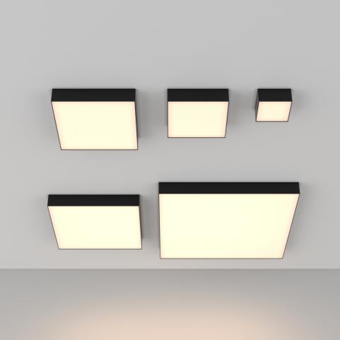 Потолочный светильник Maytoni Technical Ceiling 3000K Zon C032CL-24W3K-SQ-B