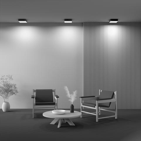 Потолочный светильник Maytoni Technical Ceiling 4000K Zon C032CL-24W4K-SQ-B
