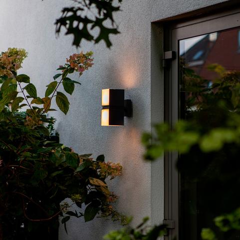 Настенный уличный светильник Arte Lamp Belgrade A5193AL-2BK