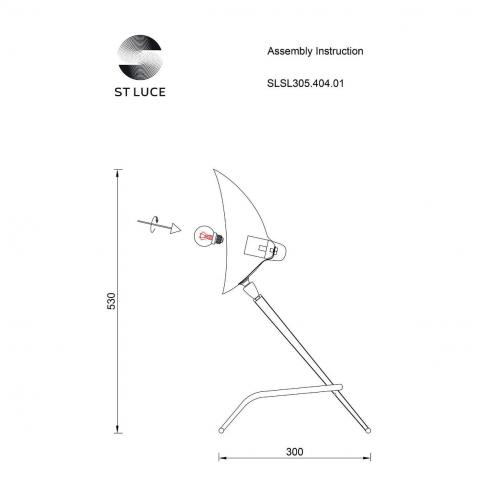 ST Luce Настольный светильник ST-Luce Spruzzo SL305.404.01