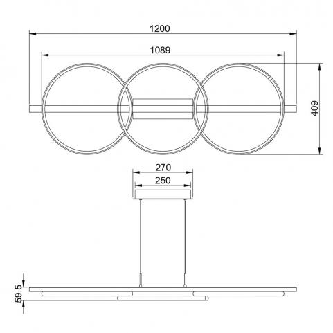 Светильник подвесной Arte Lamp Fluido A3913SP-24BK