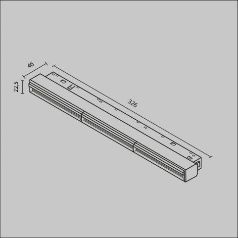 Трековый светильник Maytoni Technical Exility 2700-6000K  Parete TR106-4-18W-DS-B
