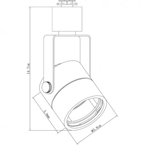 Трековый светильник Arte Lamp Lente  A1310PL-1WH