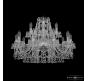 Люстра Bohemia Ivele Crystal  1409/10+5/240 Ni