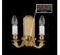Бра Art Glass GRACIE II. BRASS ANTIQUE