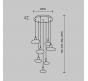 Подвесной светильник Modestyle 3000-6000K MS.2326.7 BK