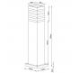 Уличный фонарь Arte Lamp Heather  A4416PA-1BK