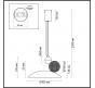 Подвесной светильник Odeon Light Travertino 6626/20L