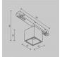 Трековый светильник Maytoni Technical Exility 2700-6000K Dim Smart Alfa S TR133-4-7W-DS-B