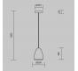 Подвесной светильник Maytoni Pilastro MOD430PL-01CM